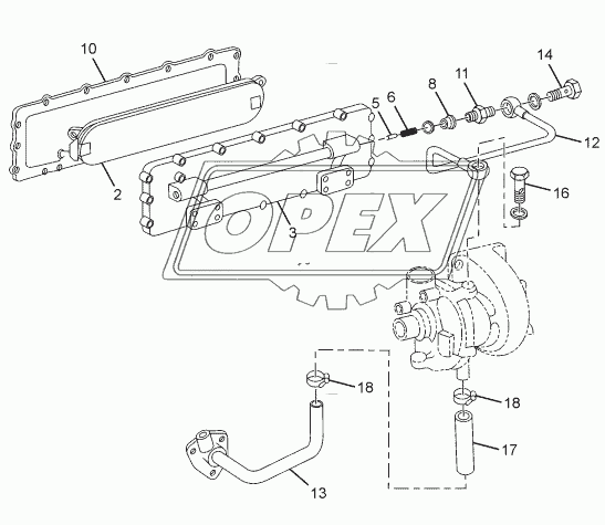 ENGINE LUBRICATION(OIL COOLER)