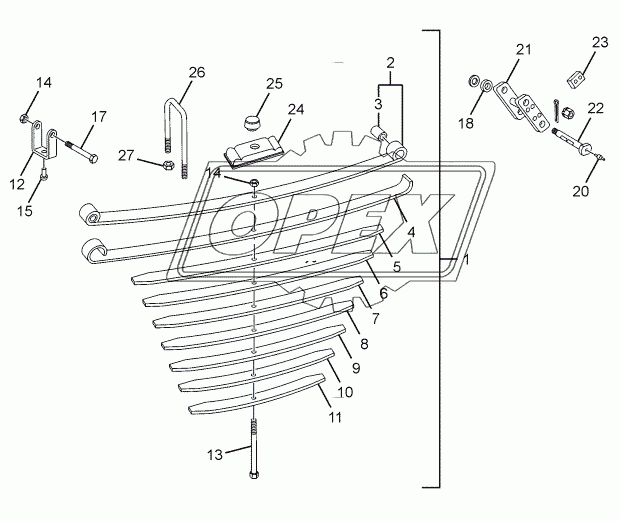 FRONT SPRING AND SUSPENSION