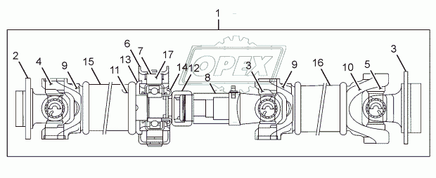 PROPELLER SHAFT (MSL MAKE)