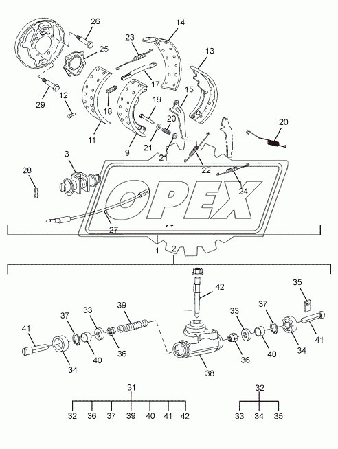 REAR WHEEL BRAKES