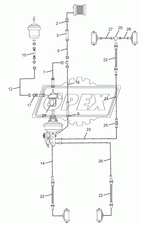 BRAKE PIPE LINES