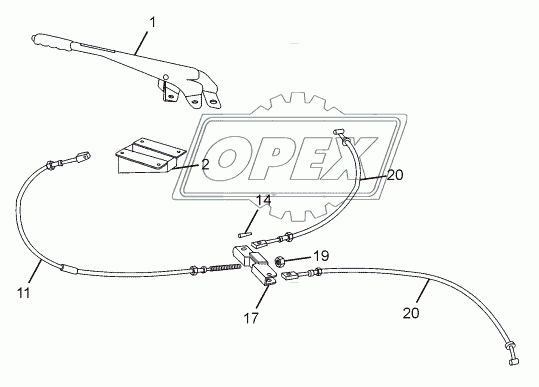 PARKING BRAKES 357171, 357172, 357173