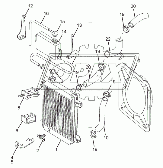 RADIATOR 357175, 357174