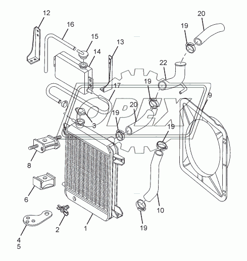 RADIATOR 357171, 357172, 357173