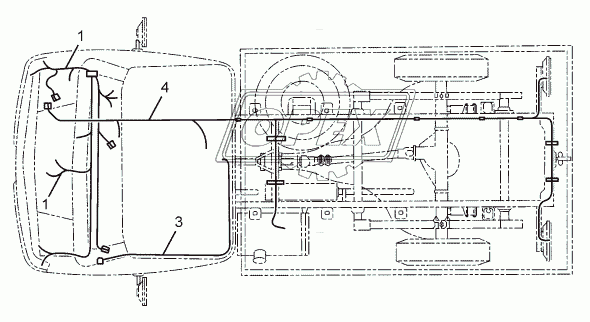 WIRING HARNESS 357171, 357172