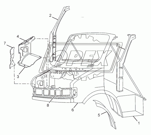 SHEET METAL PARTS 357173