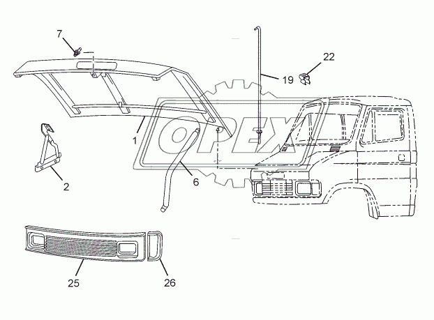 CENTRE BONNET 357175, 357174