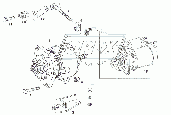 ALTERNATOR AND STARTER