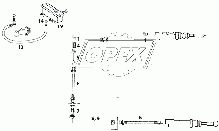 CLUTCH PIPE LINES