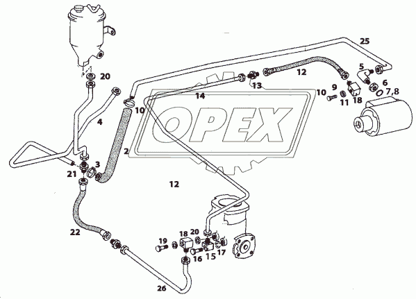 POWER STEERING PIPELINES