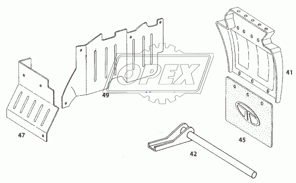 MUDGUARD AND MUDFLAP