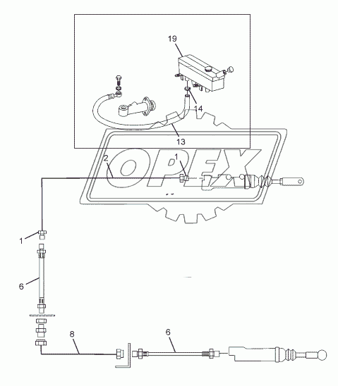 CLUTCH PIPE LINES