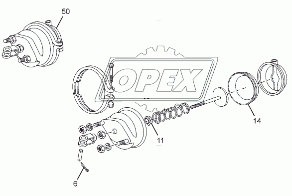 FRONT BRAKE CHAMBER