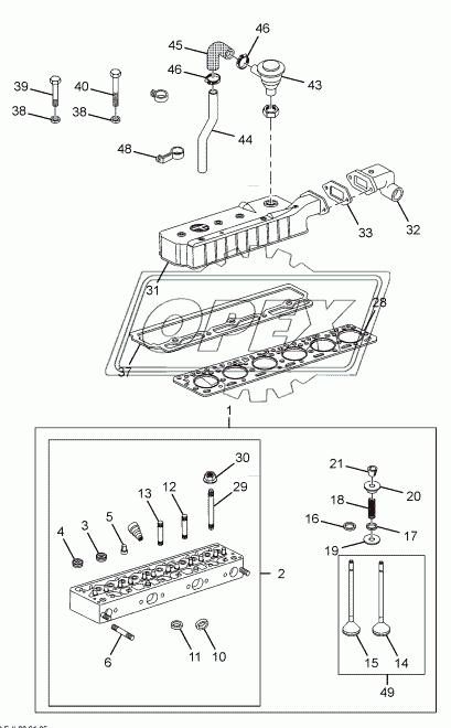 CYLINDER HEAD AND COVER
