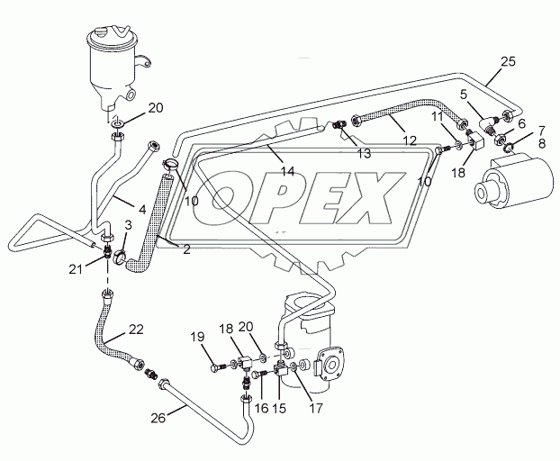 POWER STEERING PIPELINES