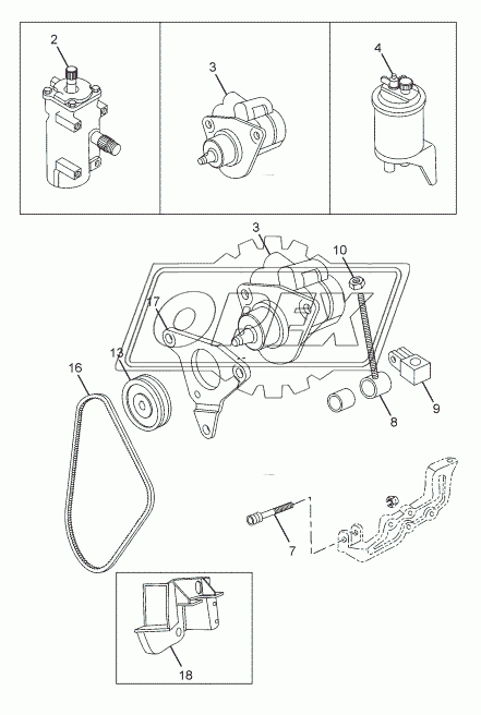 POWER STEERING COMPONENTS