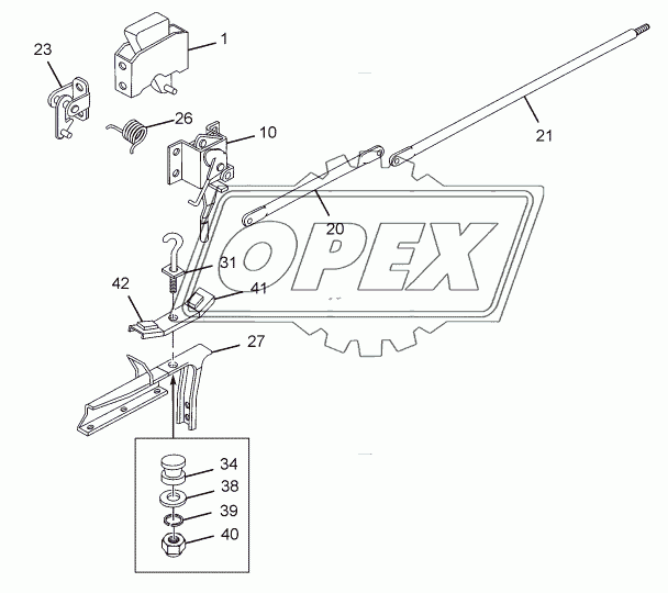 CAB MOUNTING (REAR)