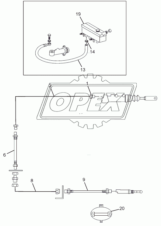 CLUTCH PIPE LINES