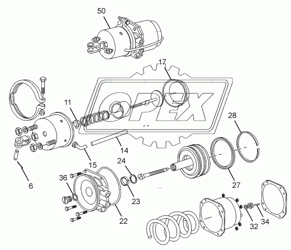 REAR BRAKE ACTUATOR