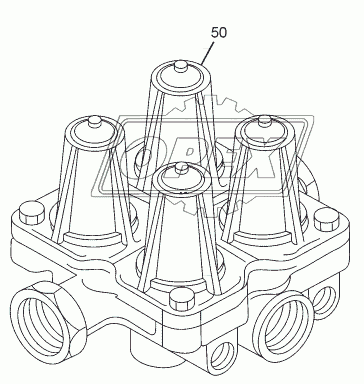 QUADRUPLE SYSTEM PROTECTION VALVE