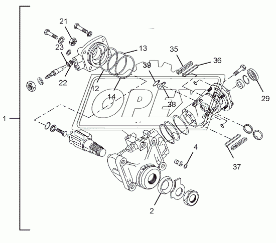 POWER STEERING GEARBOX (ZF)