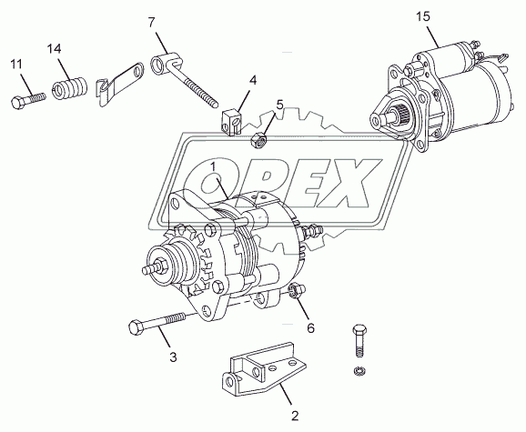 ALTERNATOR AND STARTER