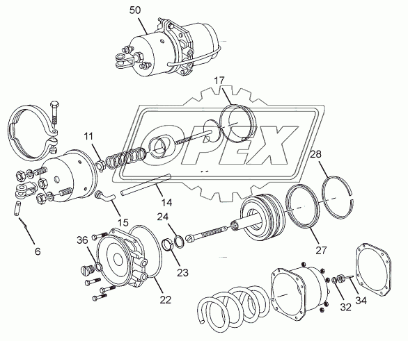 REAR BRAKE ACTUATOR