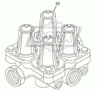 QUADRUPLE SYSTEM PROTECTION VALVE