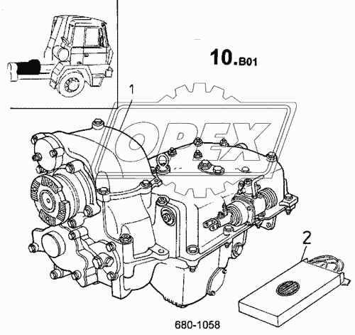 Коробка передач (680)