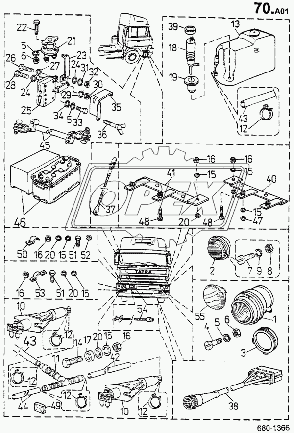 Электрооборудование шасси (680) 1