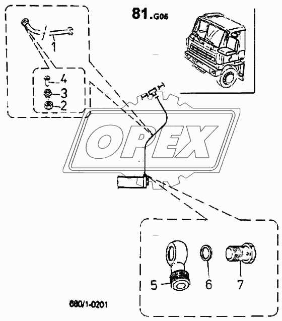 Схема подключения сидений к пневмосистеме (680/1) 1