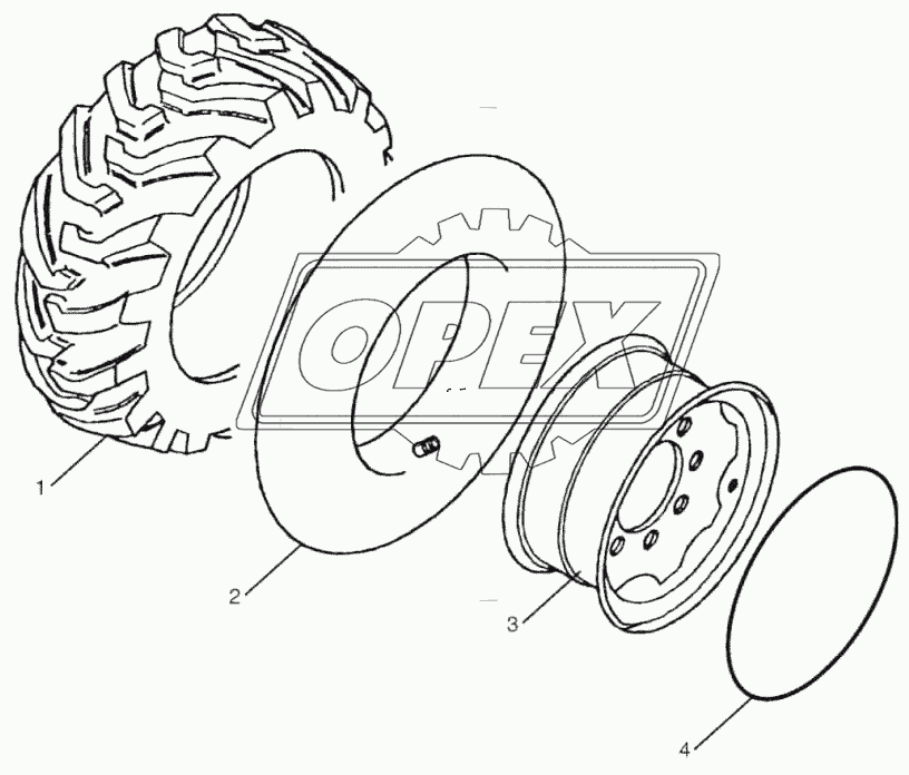 Задние колеса 2WD/4WD