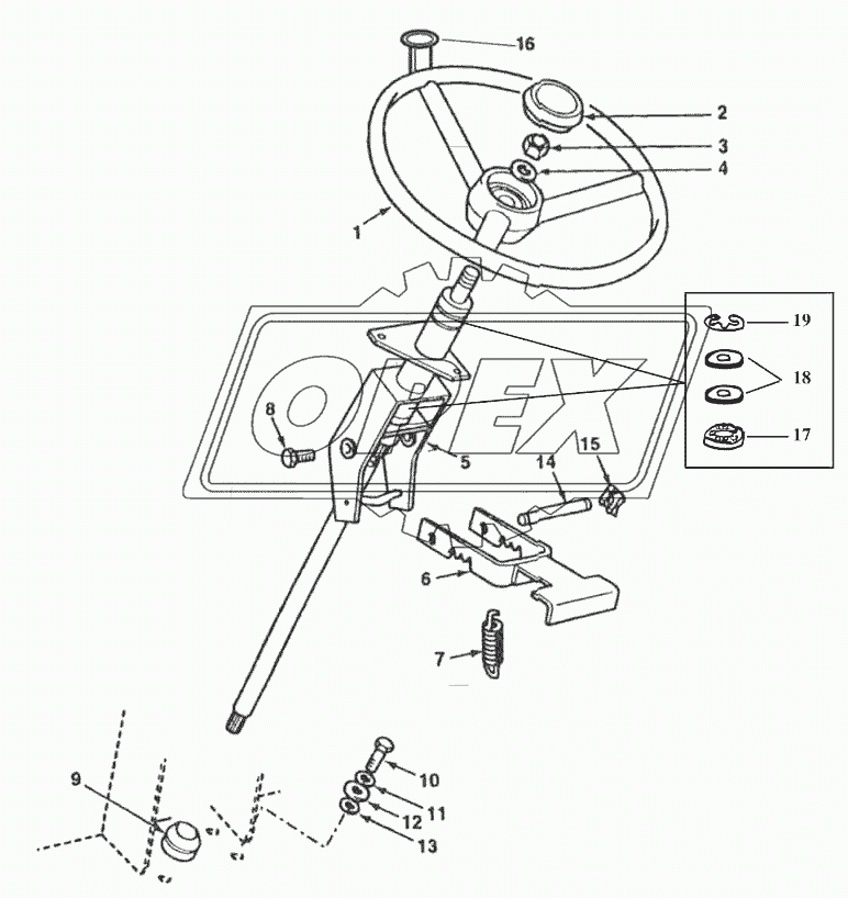 2WD / 4WD ведущие колеса и колонка