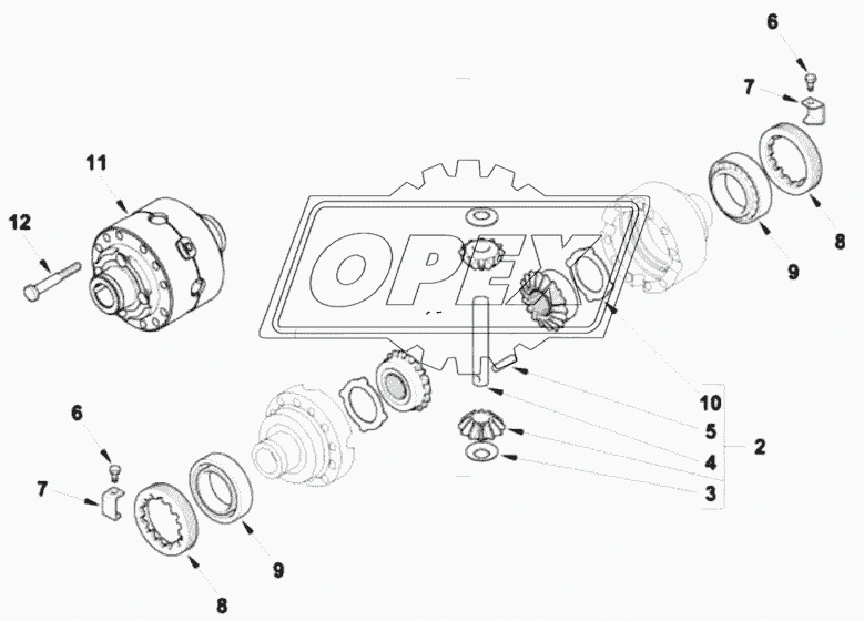 Дифференциал 4WD Machine