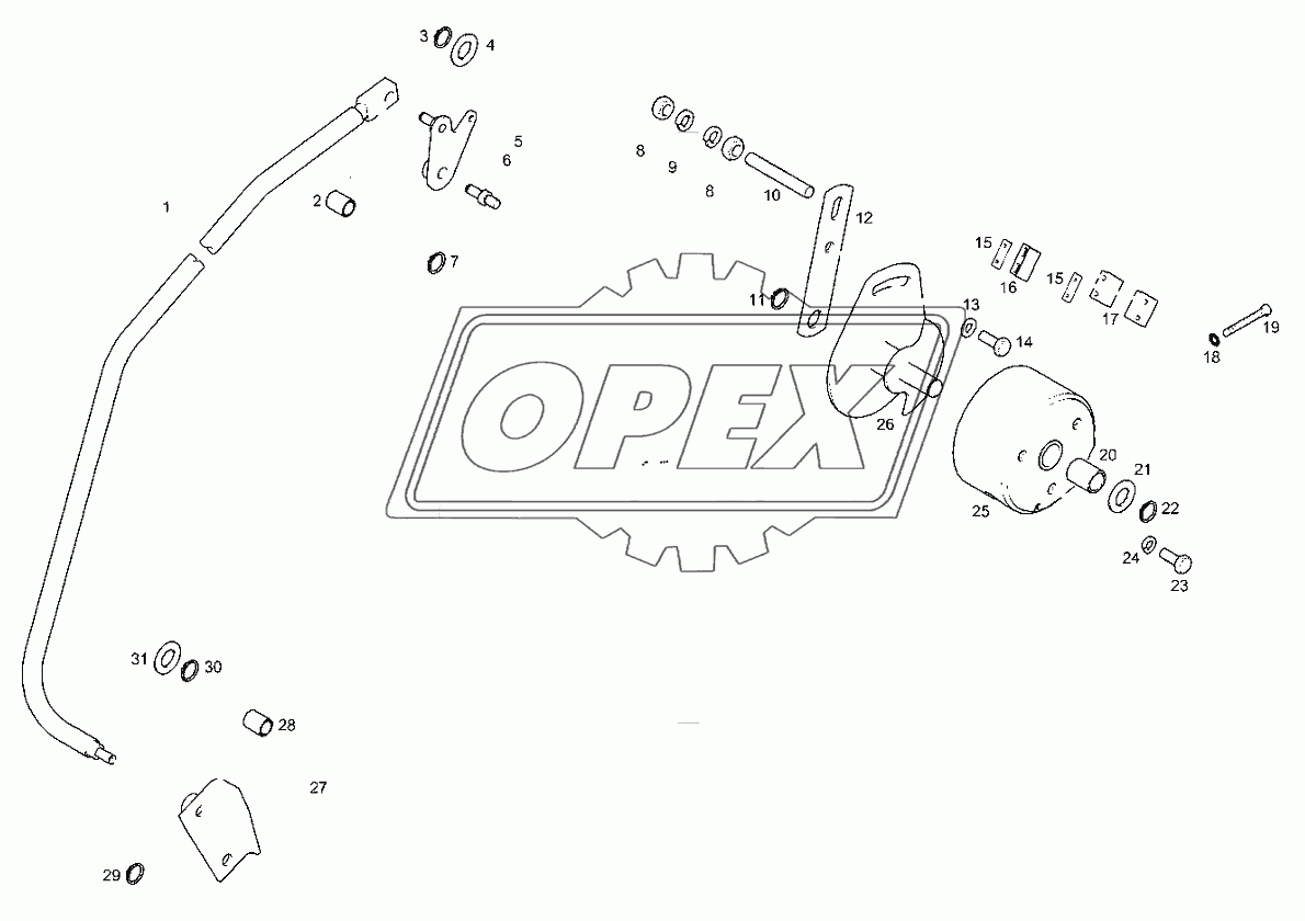 Погрузчик - Возврат к земляным работам - Белый цвет 1