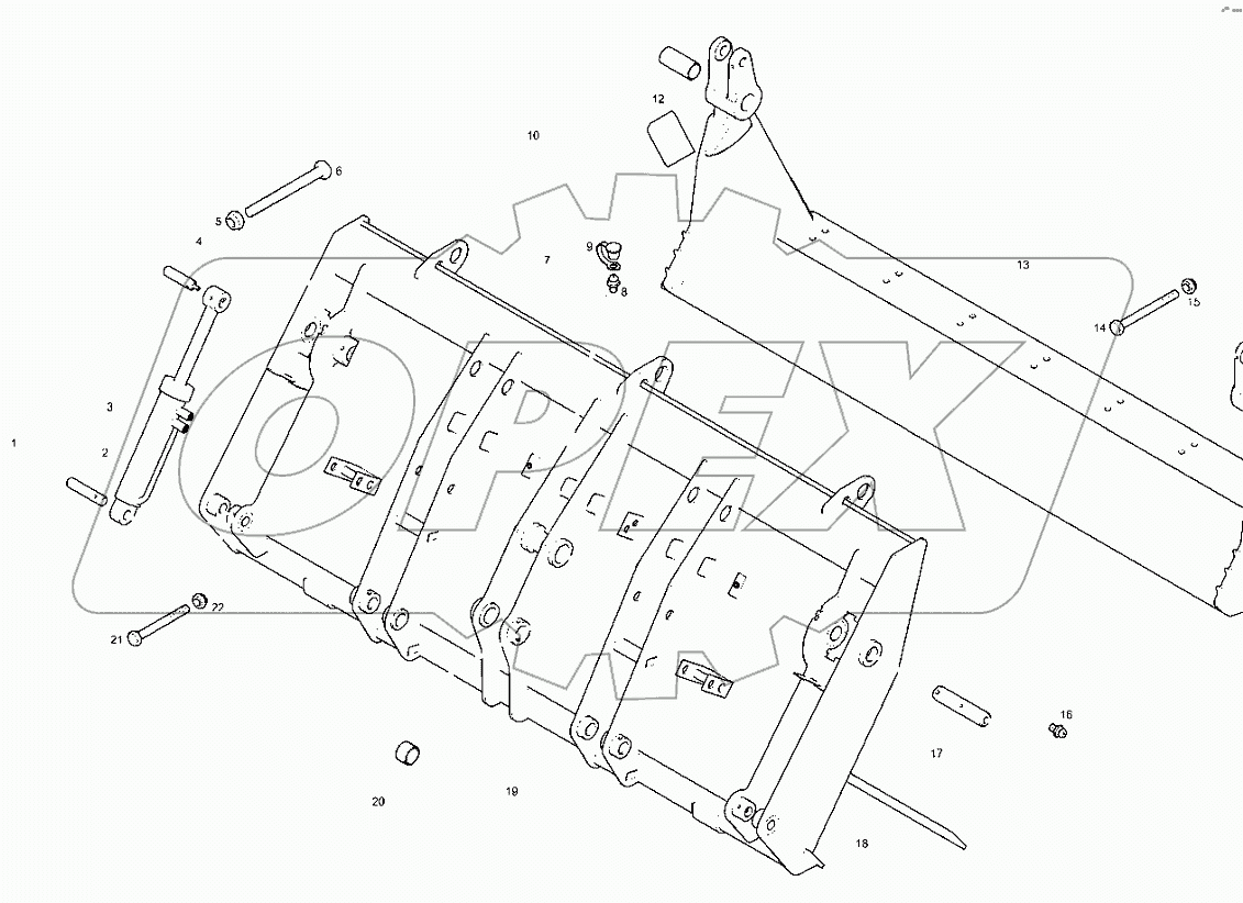 Ковш погрузчика - 7 в 1