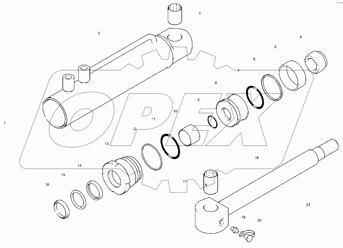 Ковш погрузчика - 7 в 1 Цилиндр