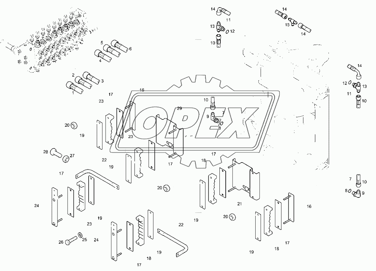 Патрубки клапана 2