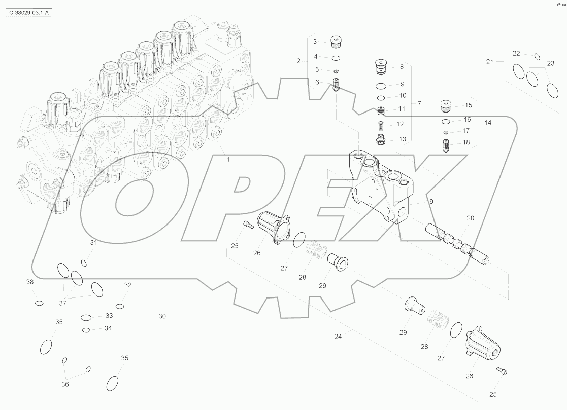 Digger Valve - without Digger - Servo