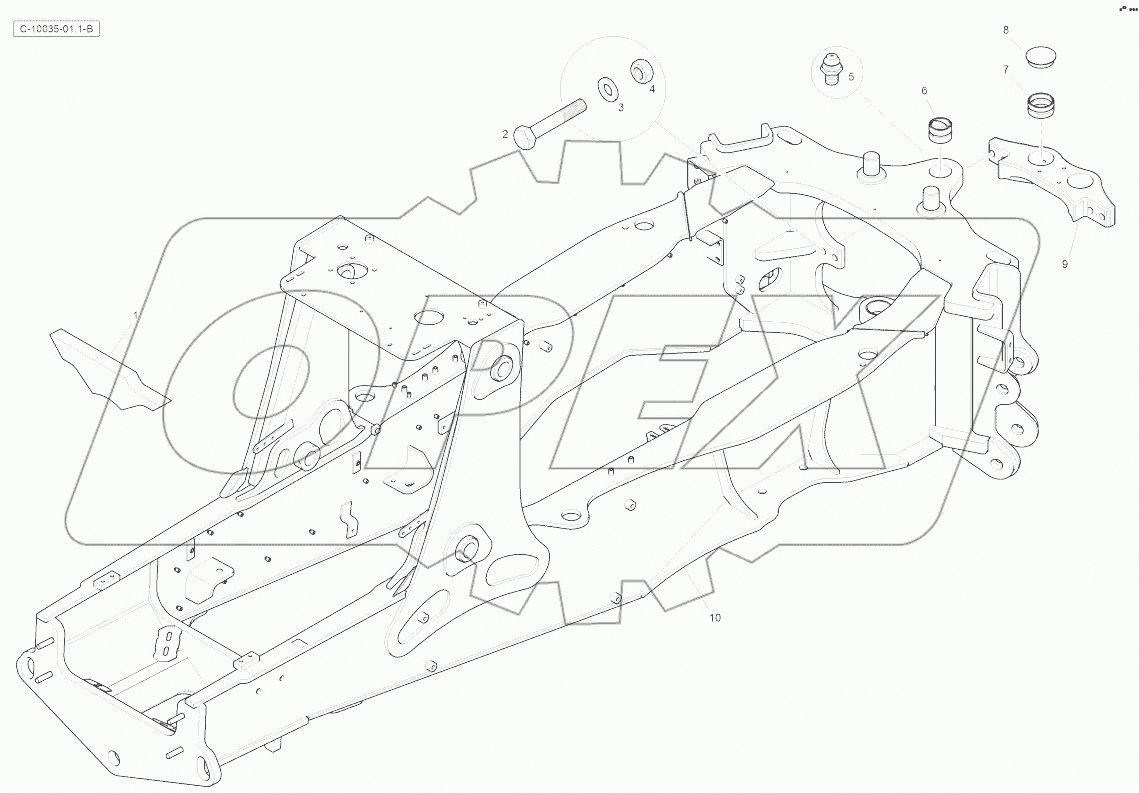 Centremount 2 Wheel Steer - Long