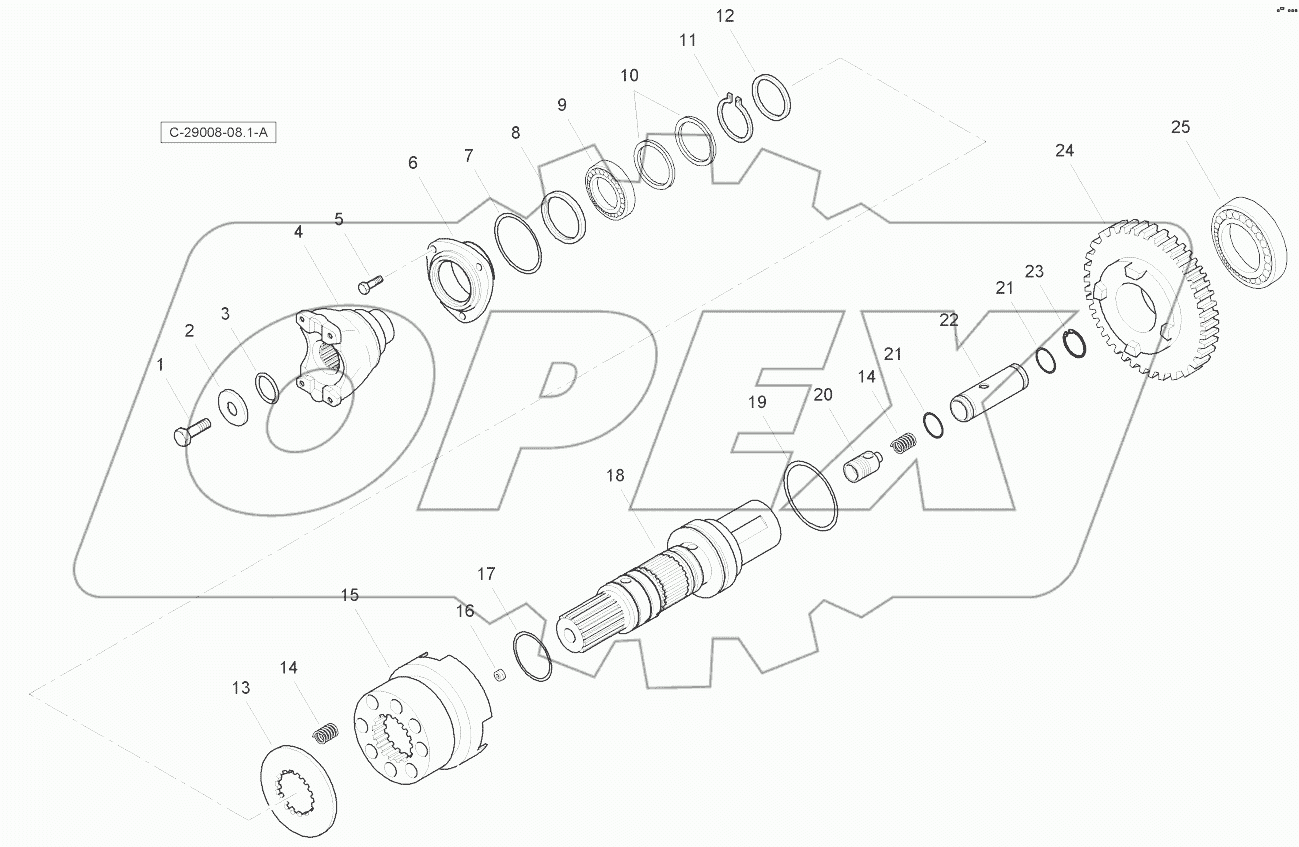 Transmission - 4WD Shaft
