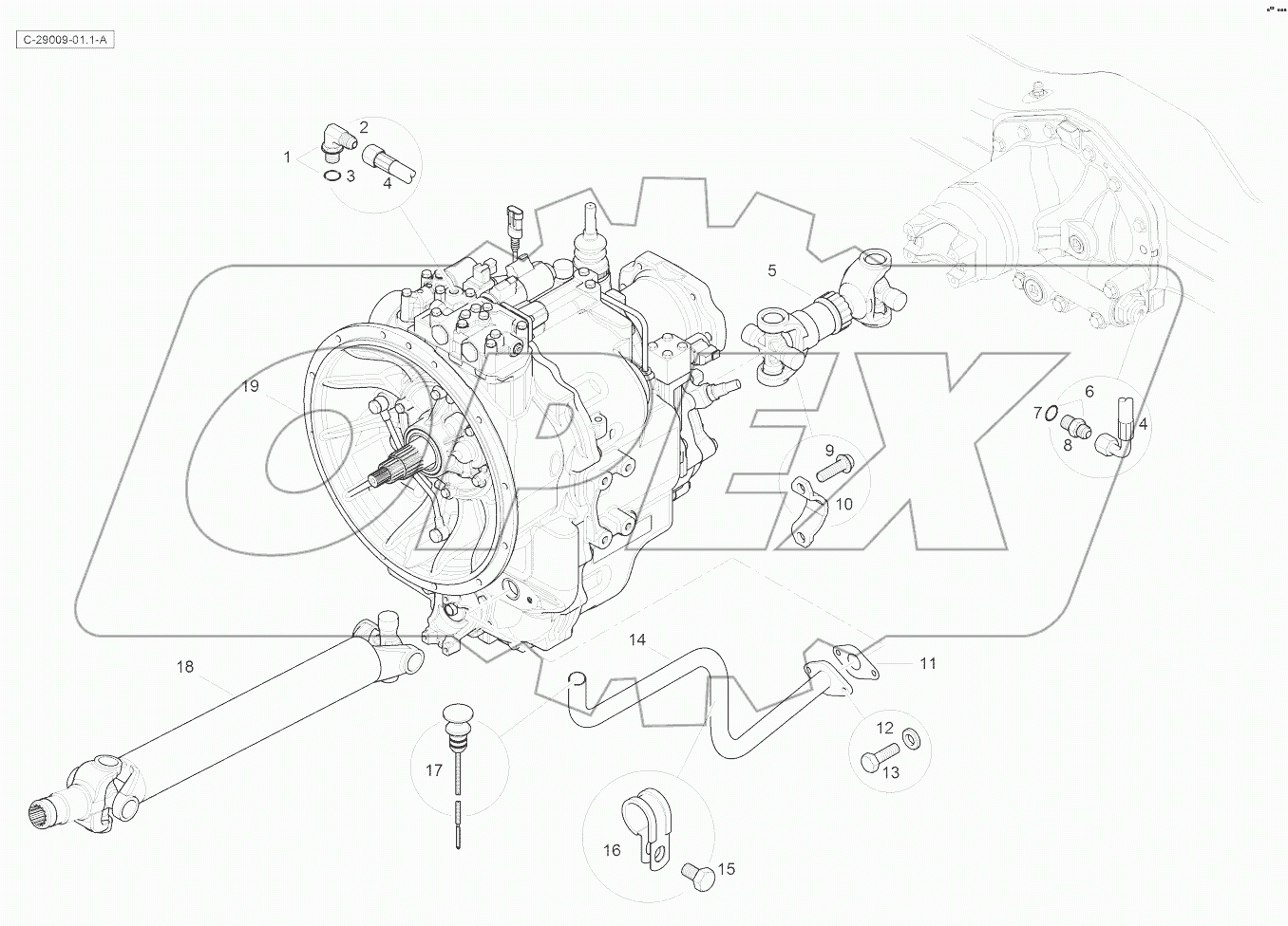 Transmission - Synchro - SAHR Parking Brake