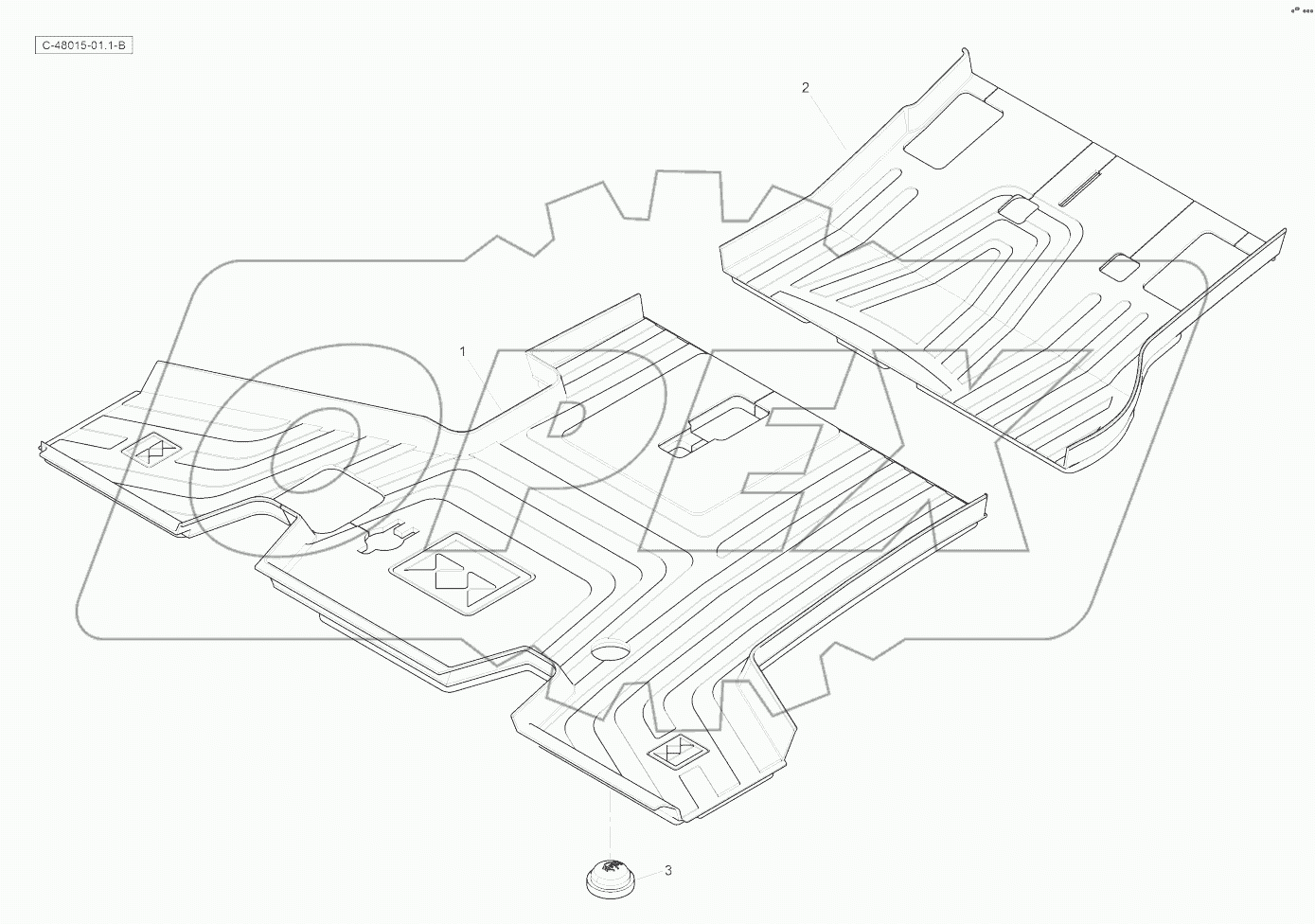 Floormat - Cab - Servo Controls
