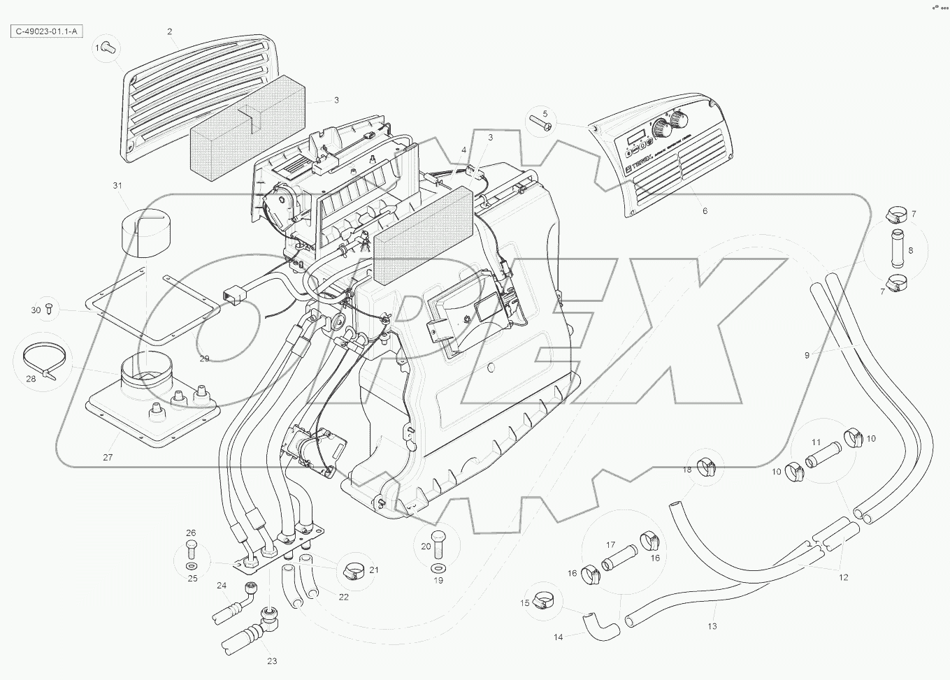 Heater - Cab - Climate Control