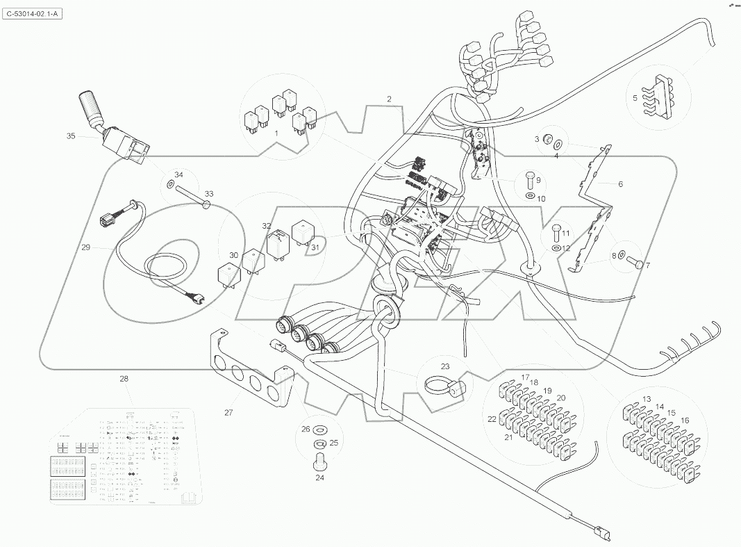 Electrics - Cab - Main Harness