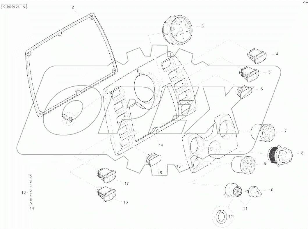 Side Console - Centremount - Cab