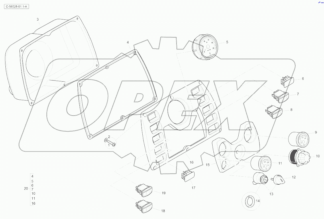 Side Console - Sideshift - Canopy