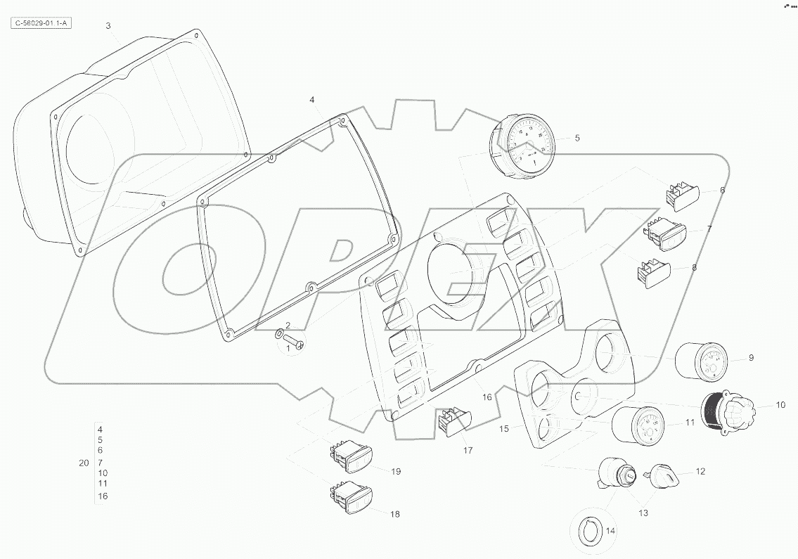 Side Console - Centremount - Canopy