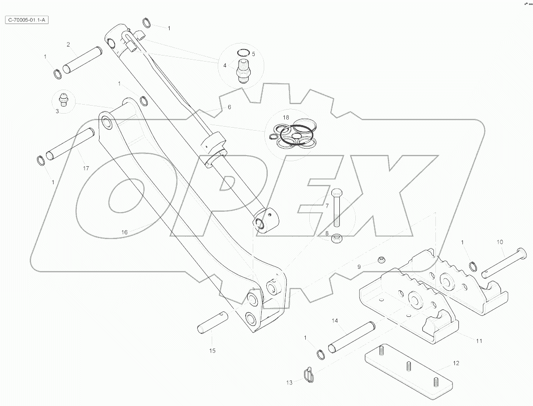 Stabilisers - Centremount - White