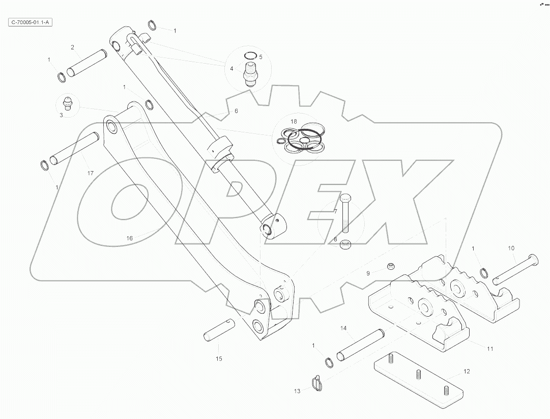Stabilisers - Centremount - Yellow